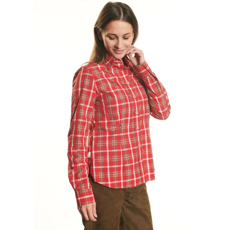 SKOGEN® Damen Bluse Outdoor 1/1 Arm rot