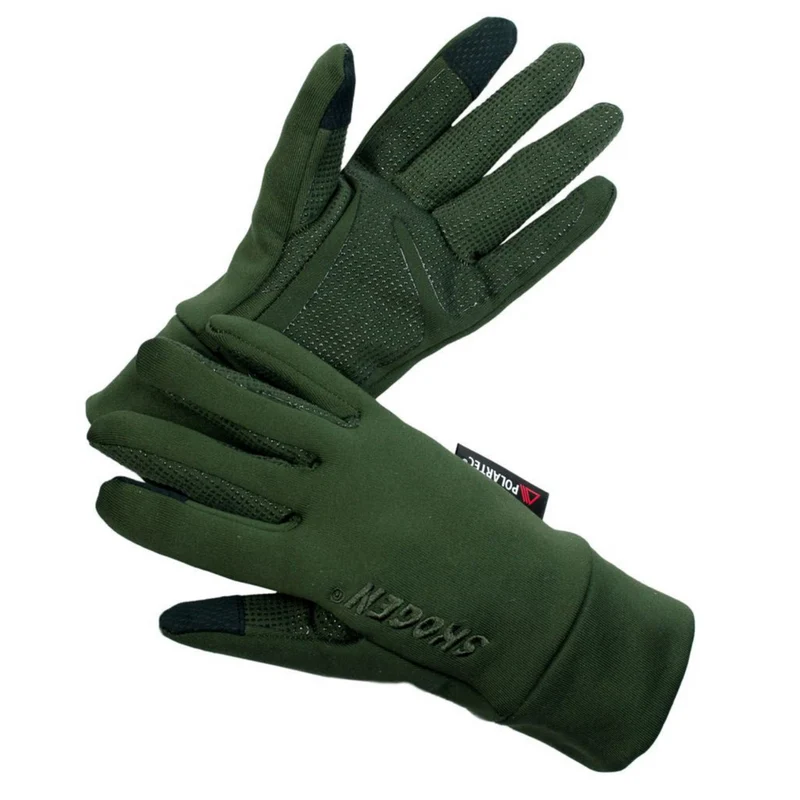 SKOGEN® Polartec Power Stretch Handschuhe dunkel-oliv