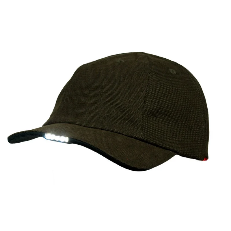SKOGEN® Wendecap CANVAS mit LED oliv-orange Signalcap