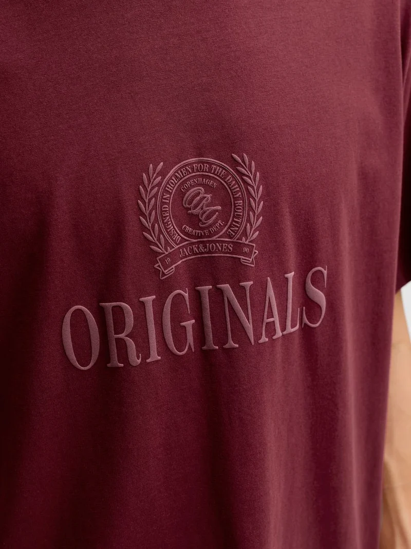 JORFREDERIKSBERG MONOGRAM TEE SS CN SN