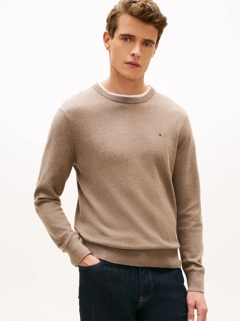 PIMA ORG CTN CASHMERE CREW NECK