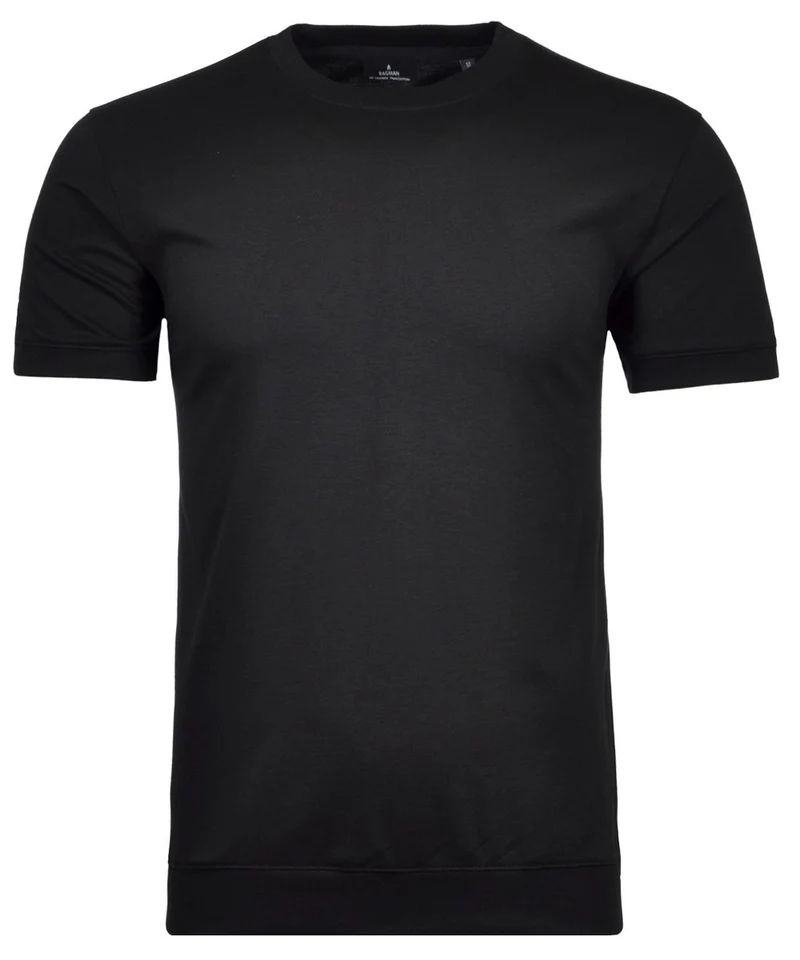 T-Shirt round neck waist rib
