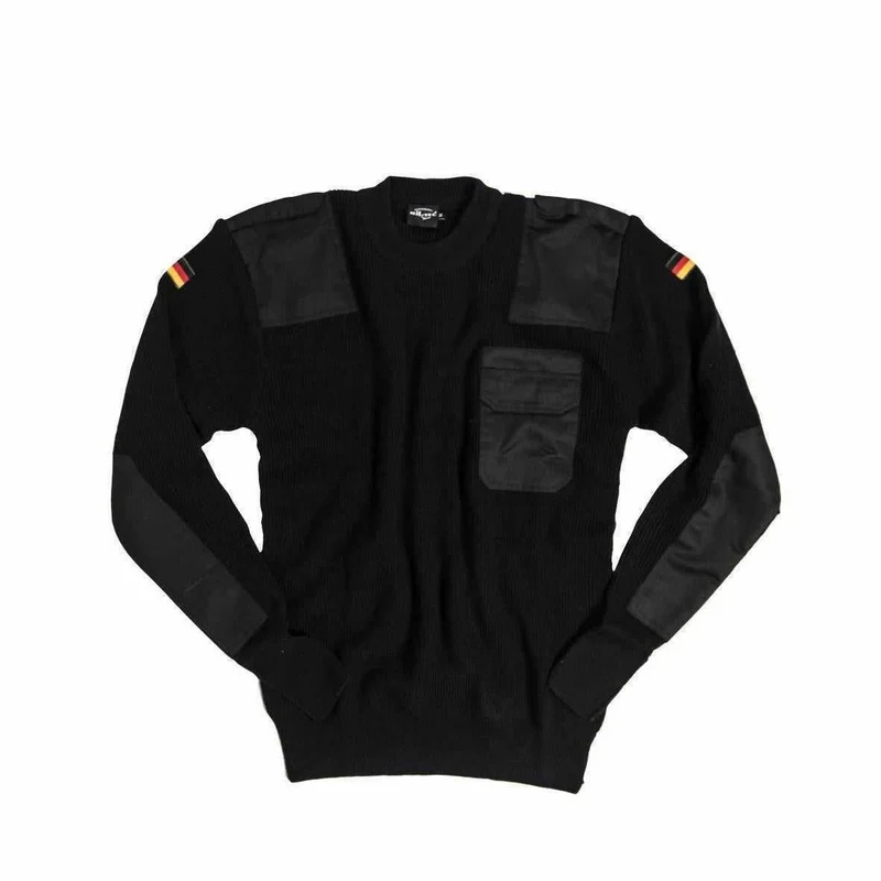 MIL-TEC® Bundeswehr BW Pullover 80/20 schwarz Freizeitpullover