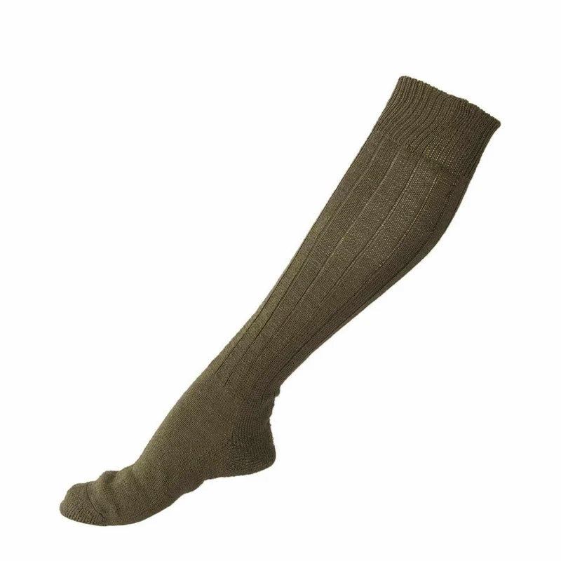 MIL-TEC® BW Stiefelsocke m. Frotteesohle oliv nach TL Strümpfe Socken