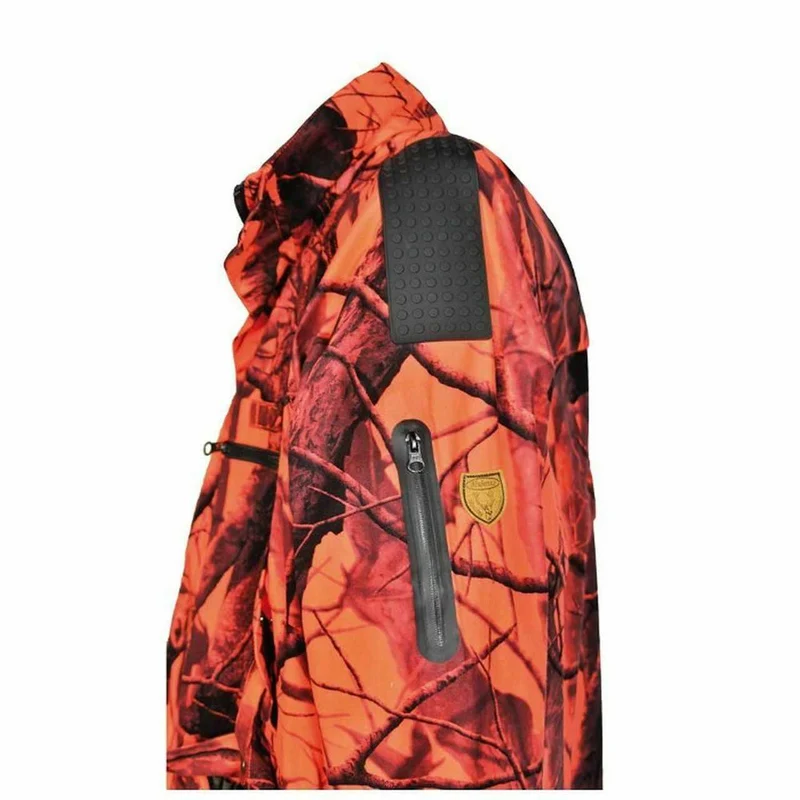 HUBERTUS Signal-Jagdjacke orange camo Miporex®Membran Herren Drückjagdjacke