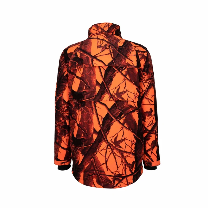 HUBERTUS Signal-Jagdjacke orange camo Miporex®Membran Herren Drückjagdjacke