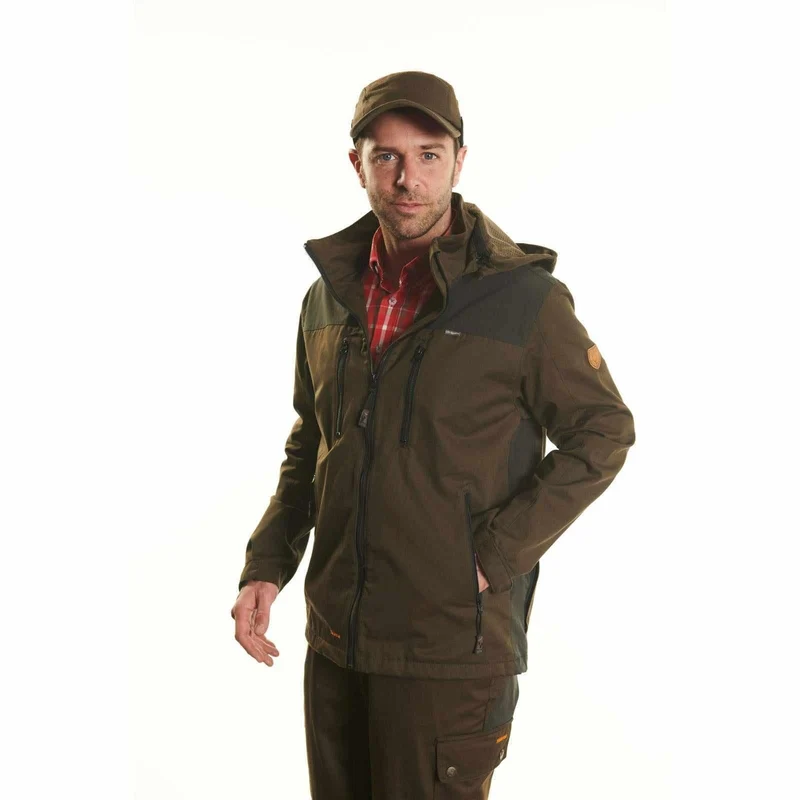 HUBERTUS Herren Outdoor-Blouson HYDRO® | Stretch dunkel-oliv Jagdjacke