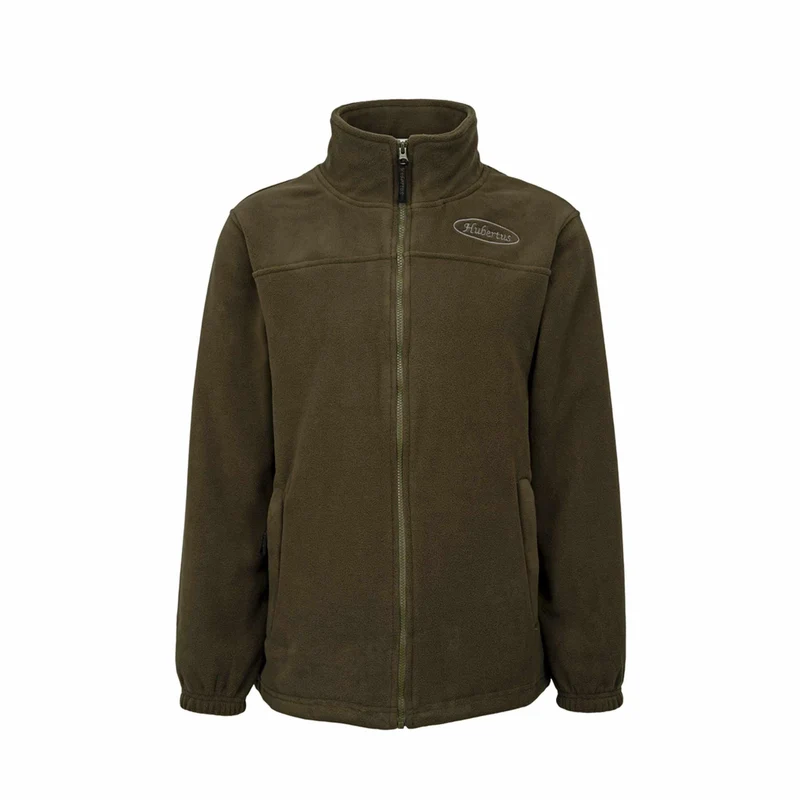 HUBERTUS Herren Fleecejacke RHÖN oliv Jagdjacke Midlayer