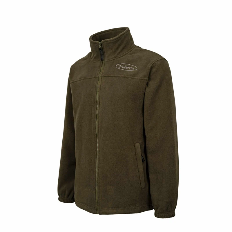 HUBERTUS Herren Fleecejacke RHÖN oliv Jagdjacke Midlayer