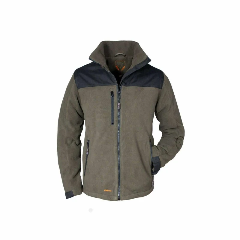 HUBERTUS Herren Blouson WINDBLOCKER Fleecejacke oliv/braun Jagdjacke