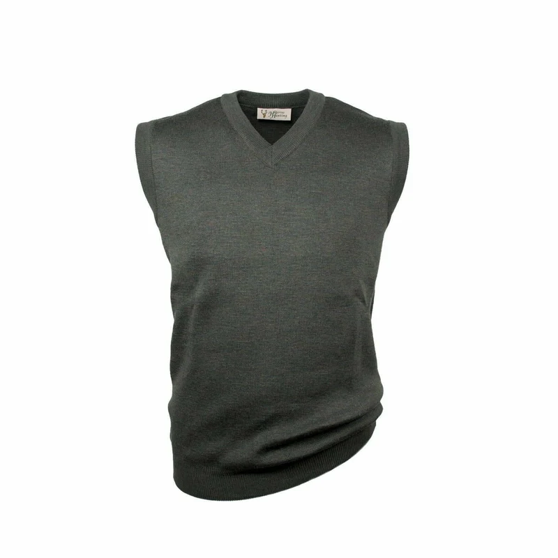 HUBERTUS Herren Pullunder oliv