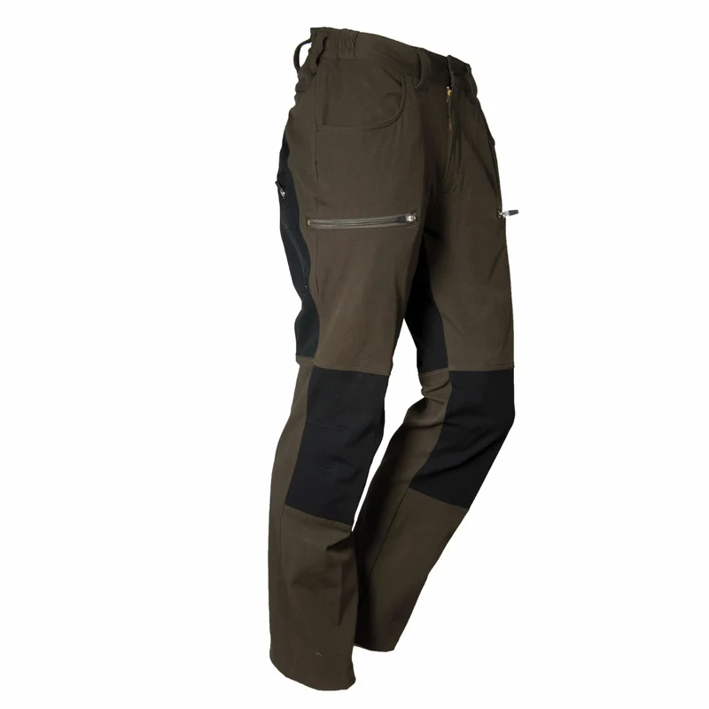 HUBERTUS Herren Jagdhose ARVO oliv/schwarz Stretch Funktionshose