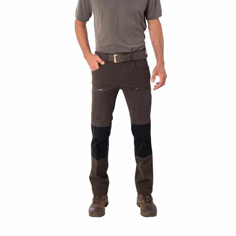 HUBERTUS Herren Jagdhose ARVO oliv/schwarz Stretch Funktionshose