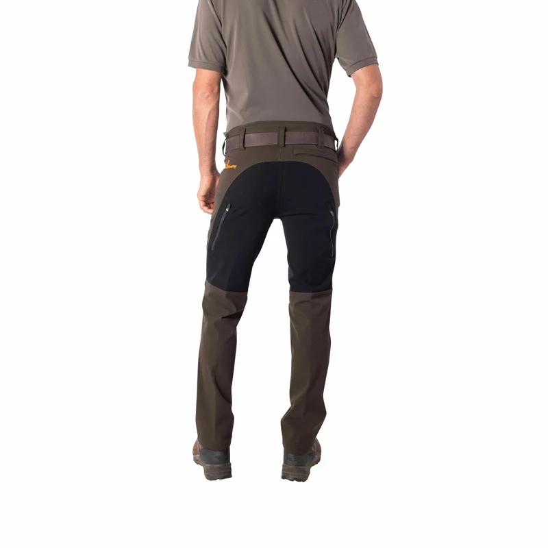 HUBERTUS Herren Jagdhose ARVO oliv/schwarz Stretch Funktionshose