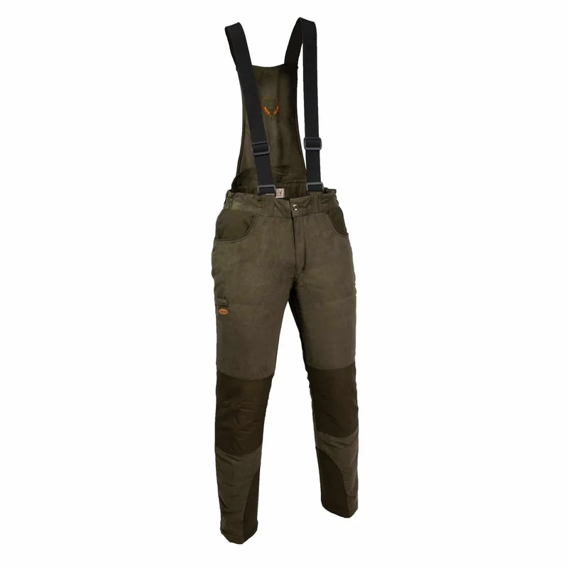 HUBERTUS Herren Thermo-Jagdhose mit Stretcheinsatz oliv Primaloft® Ansitzhose