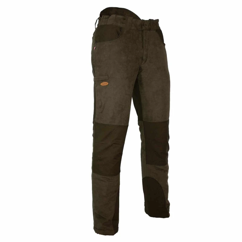 HUBERTUS Herren Thermo-Jagdhose mit Stretcheinsatz oliv Primaloft® Ansitzhose