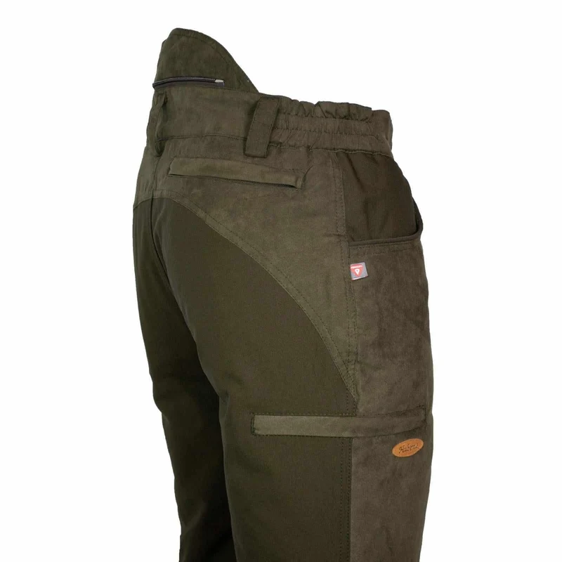 HUBERTUS Herren Thermo-Jagdhose mit Stretcheinsatz oliv Primaloft® Ansitzhose