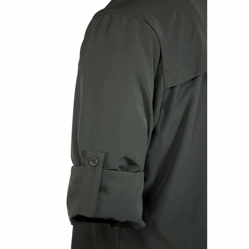HUBERTUS Herren Funktions-Hemd AMAZONAS oliv Anti-Insect® Stretch