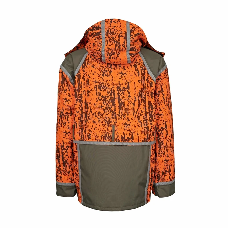 HUBERTUS Hundeführer Sicherheitsjacke DRÜCKJAGD oliv / camo Nachsuchenjacke