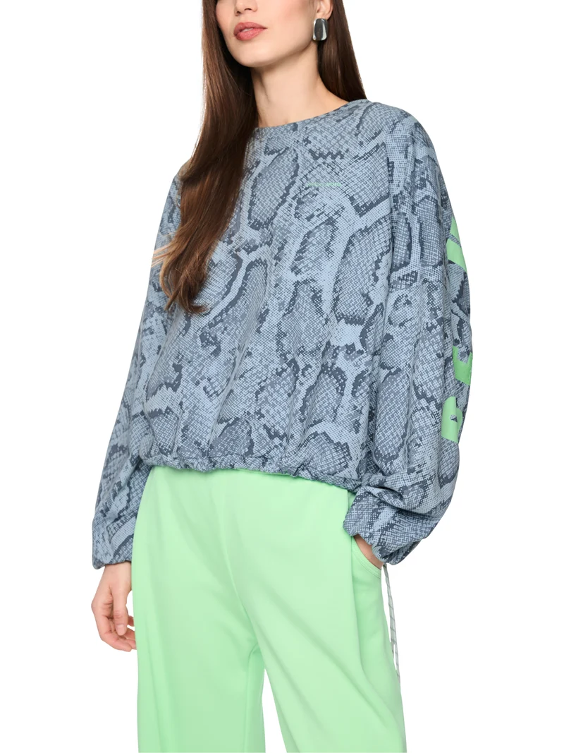 Sweatshirt mit Animal Print