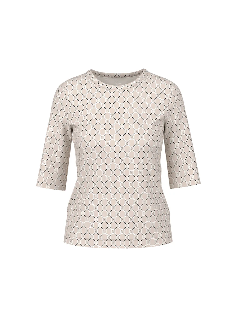Biobaumwoll-Shirt mit Print