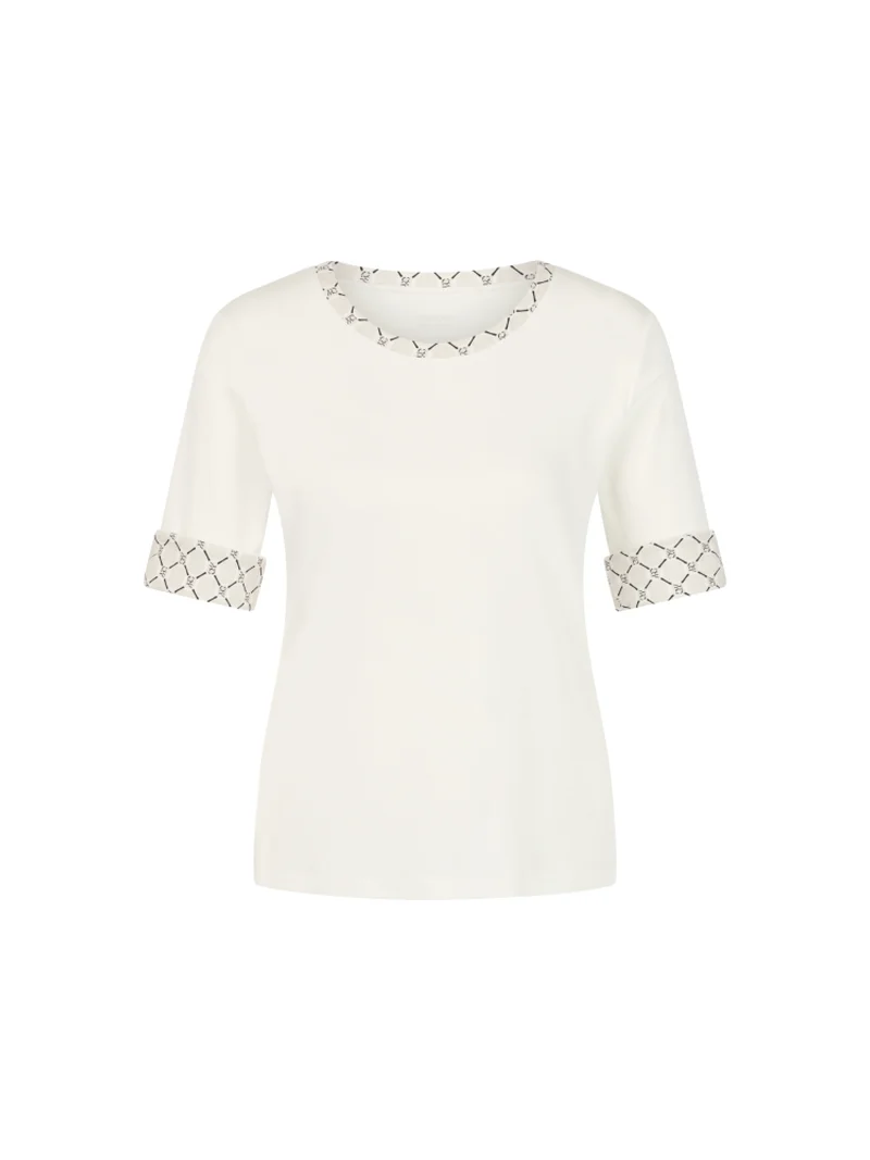 T-Shirt aus Baumwollstretch