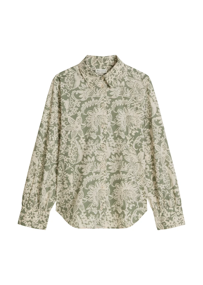 Print-Bluse Regular Fit
