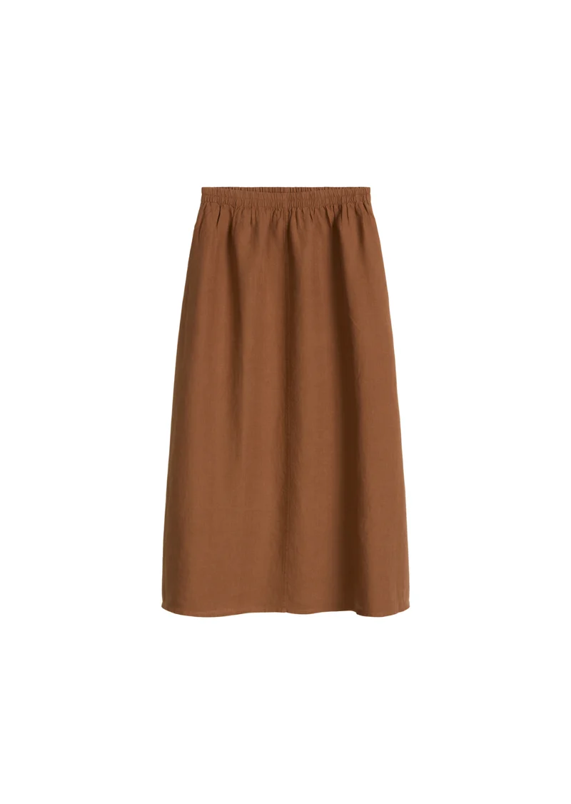 Langer Leinenrock A-Shape