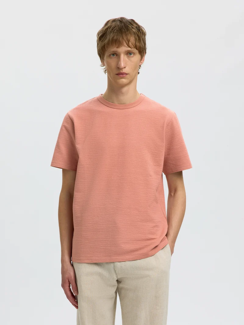 Seersucker-T-Shirt