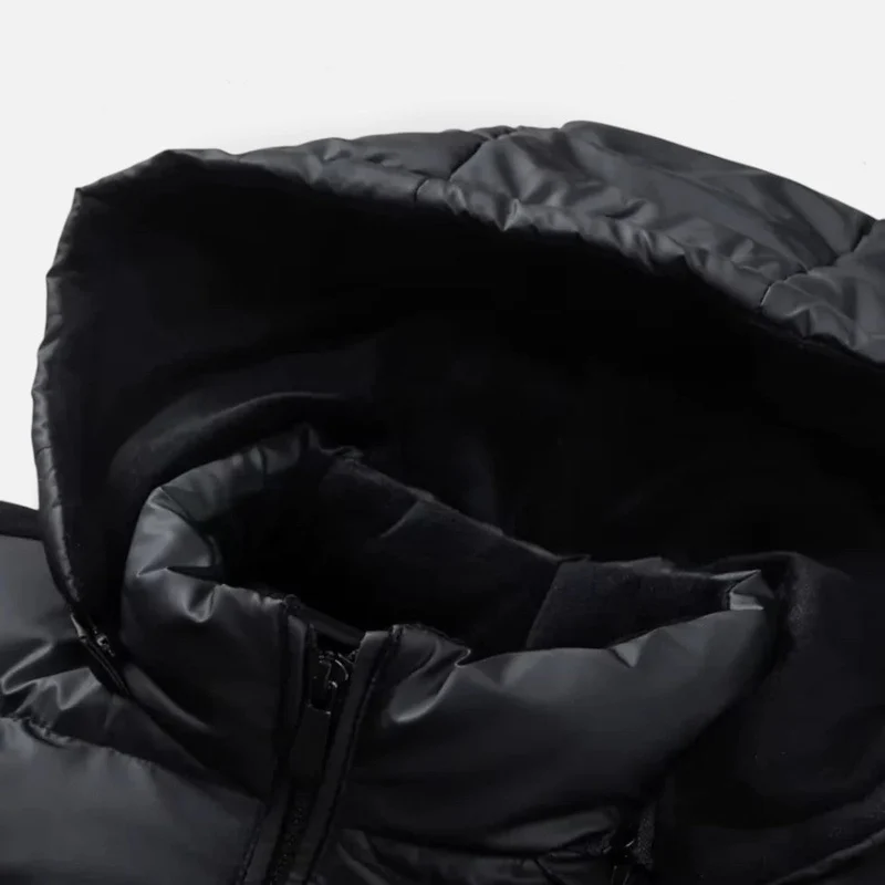 Gepolsterte Kapuzenjacke für Herren