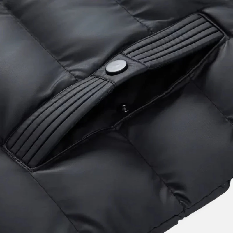 Gepolsterte Kapuzenjacke für Herren
