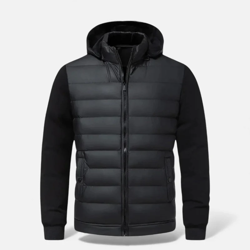Gepolsterte Kapuzenjacke für Herren
