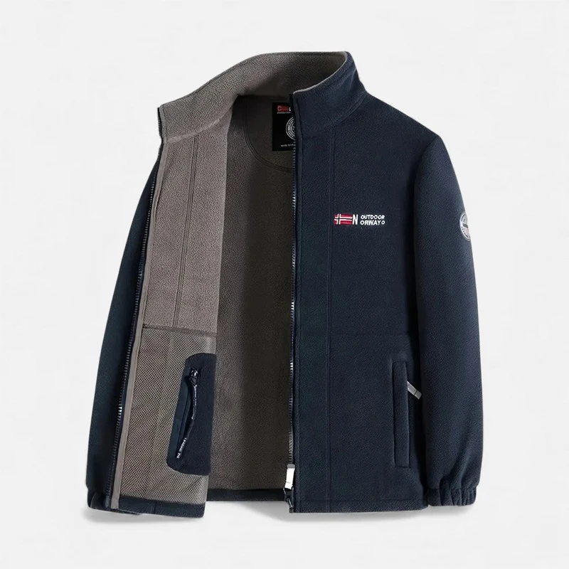 Fleecejacke Herren mit Weichem Innenfutter
