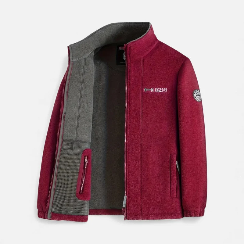 Fleecejacke Herren mit Weichem Innenfutter