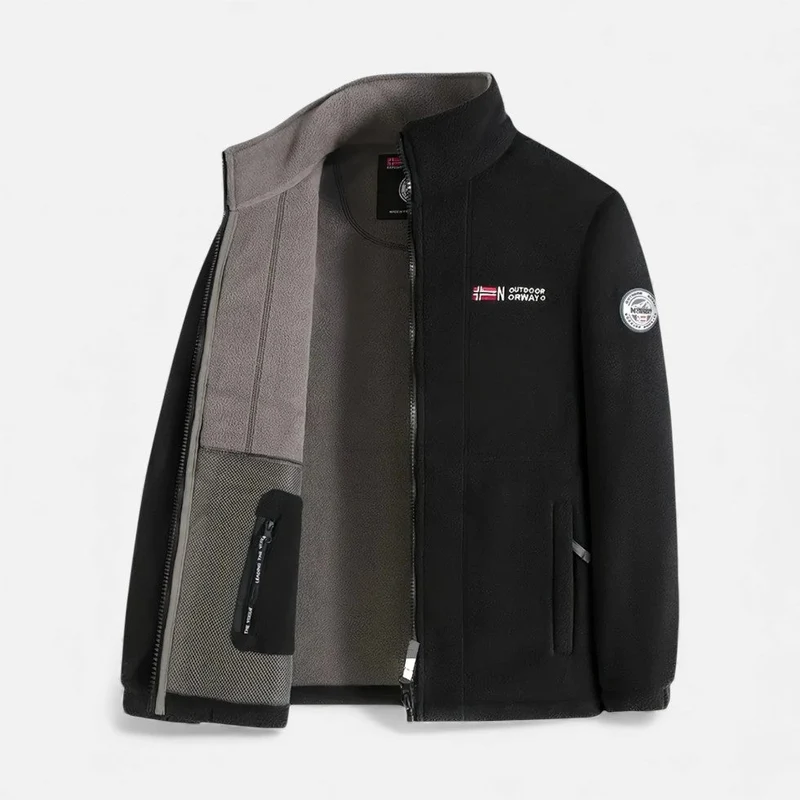 Fleecejacke Herren mit Weichem Innenfutter