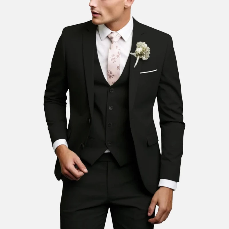 Eleganter Anzug mit Weste für Herren