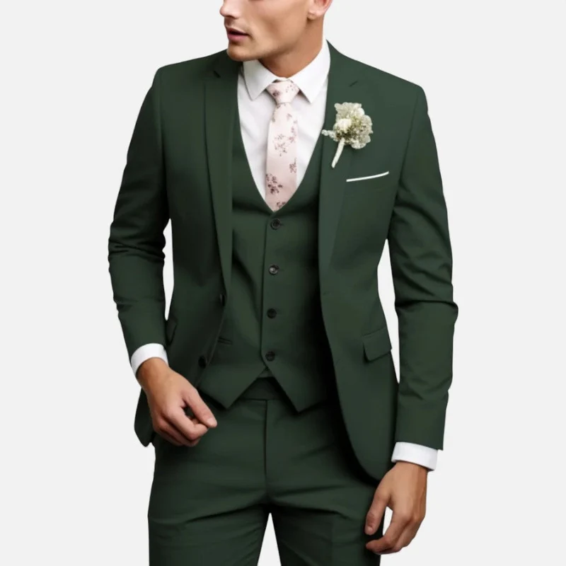 Eleganter Anzug mit Weste für Herren