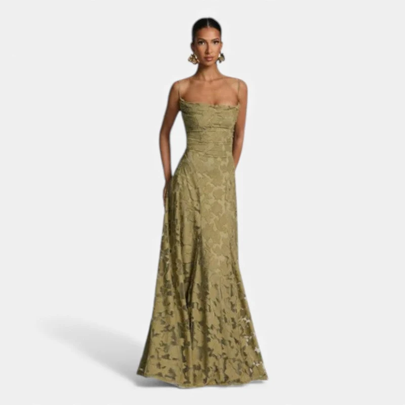 Abendkleid Damen mit ausgestellter Silhouette