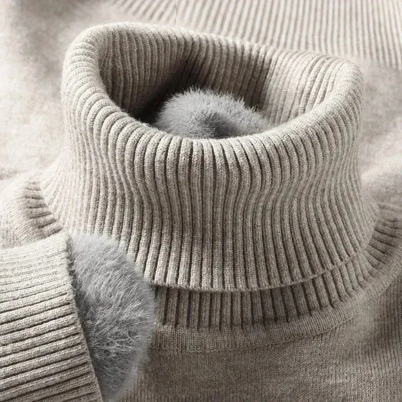 Herren Rollkragenpullover aus Wolle