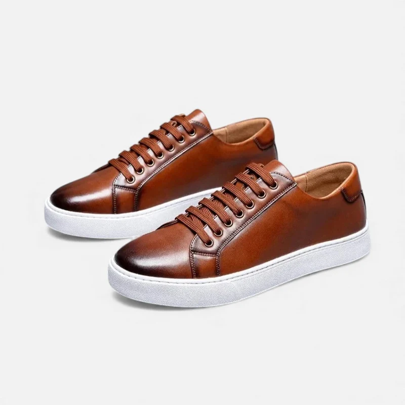 Herren Ledersneaker