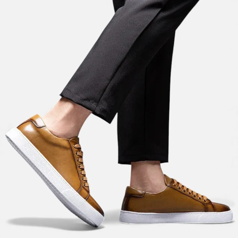 Herren Ledersneaker