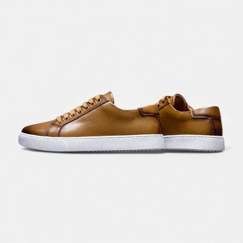 Herren Ledersneaker