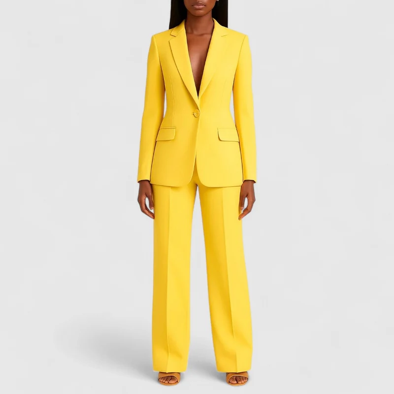 Eleganter Hosenanzug mit tailliertem Blazer