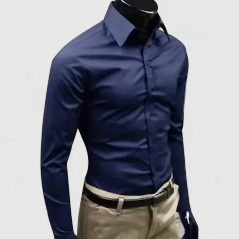 Slim Fit Businesshemd mit Stretchanteil