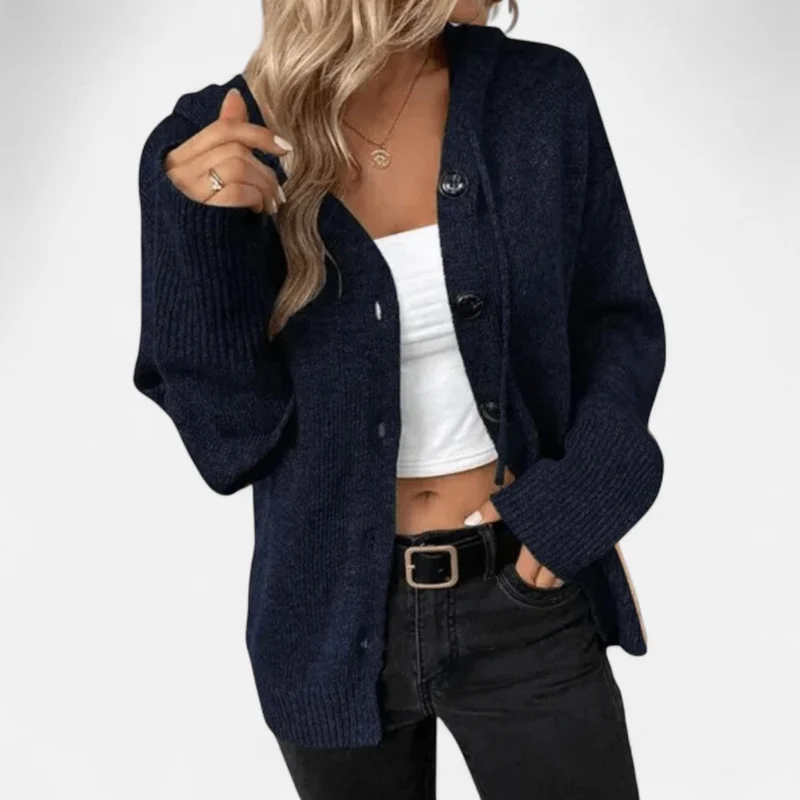 Strickjacke mit Knopfleiste