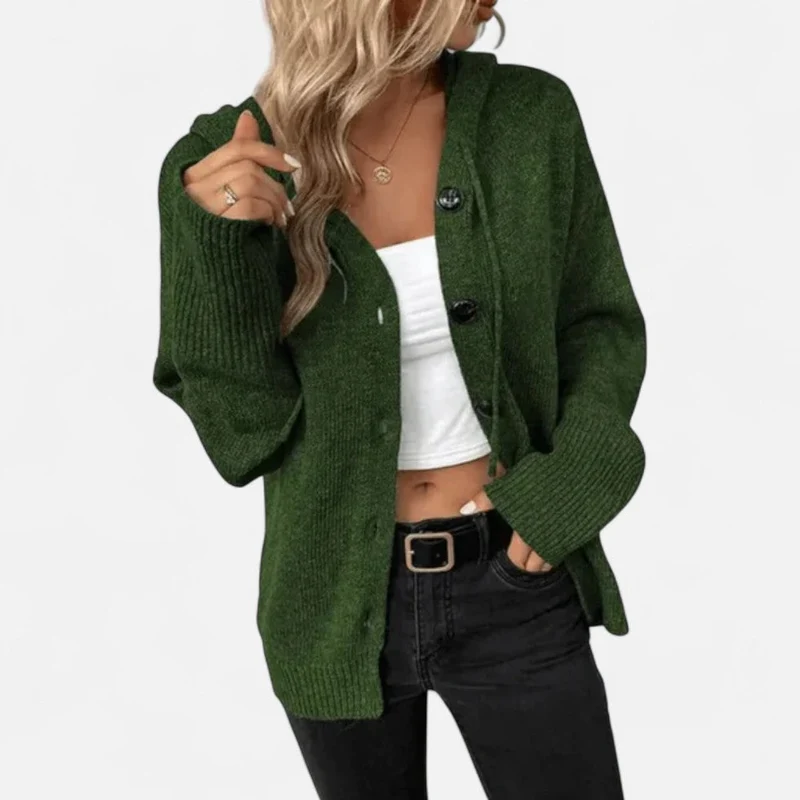 Strickjacke mit Knopfleiste