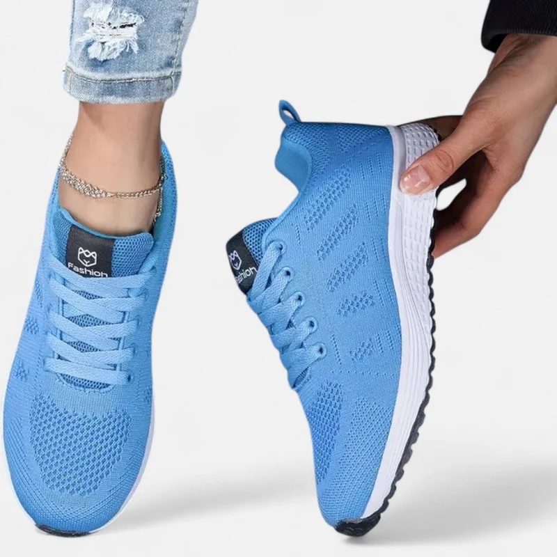 Atmungsaktive Sneaker mit Strickdesign