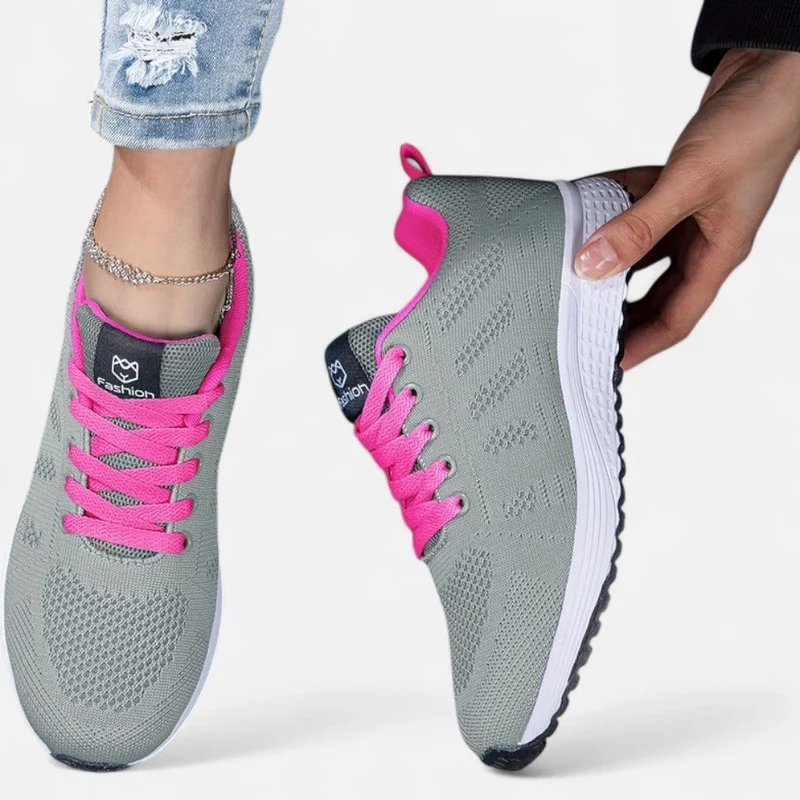Atmungsaktive Sneaker mit Strickdesign
