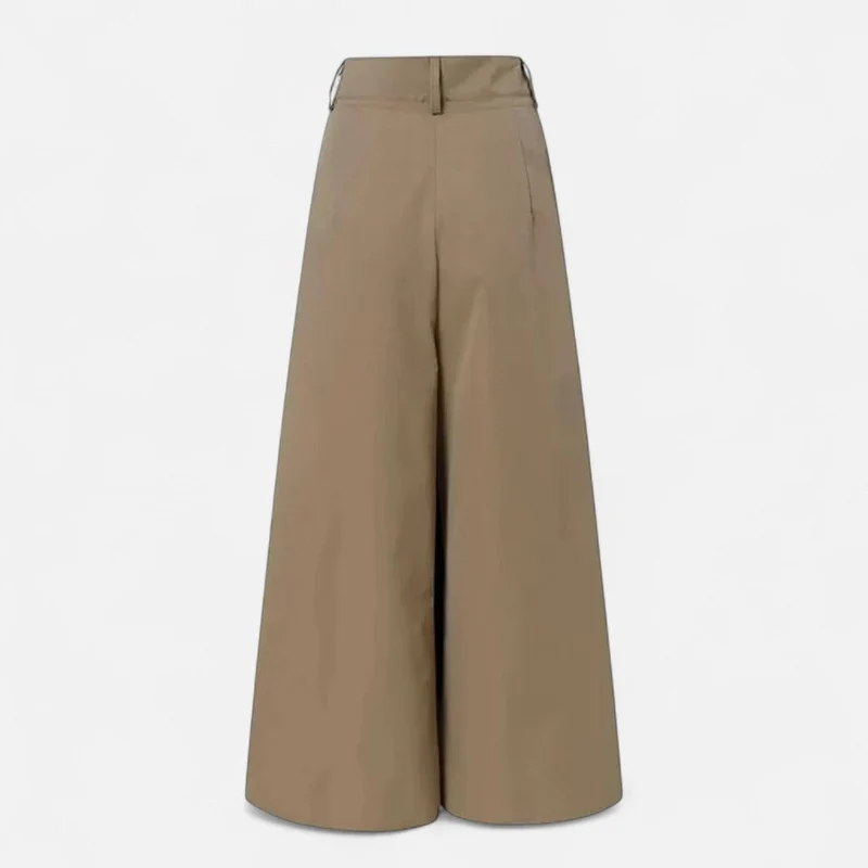 Weit geschnittene High Waist Hose für Damen