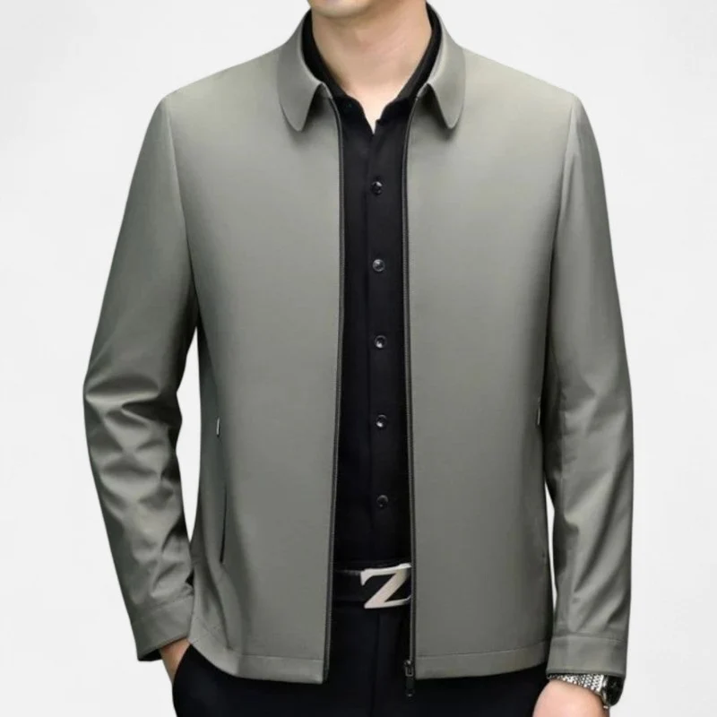 Leichte Businessjacke mit Reißverschluss für Herren